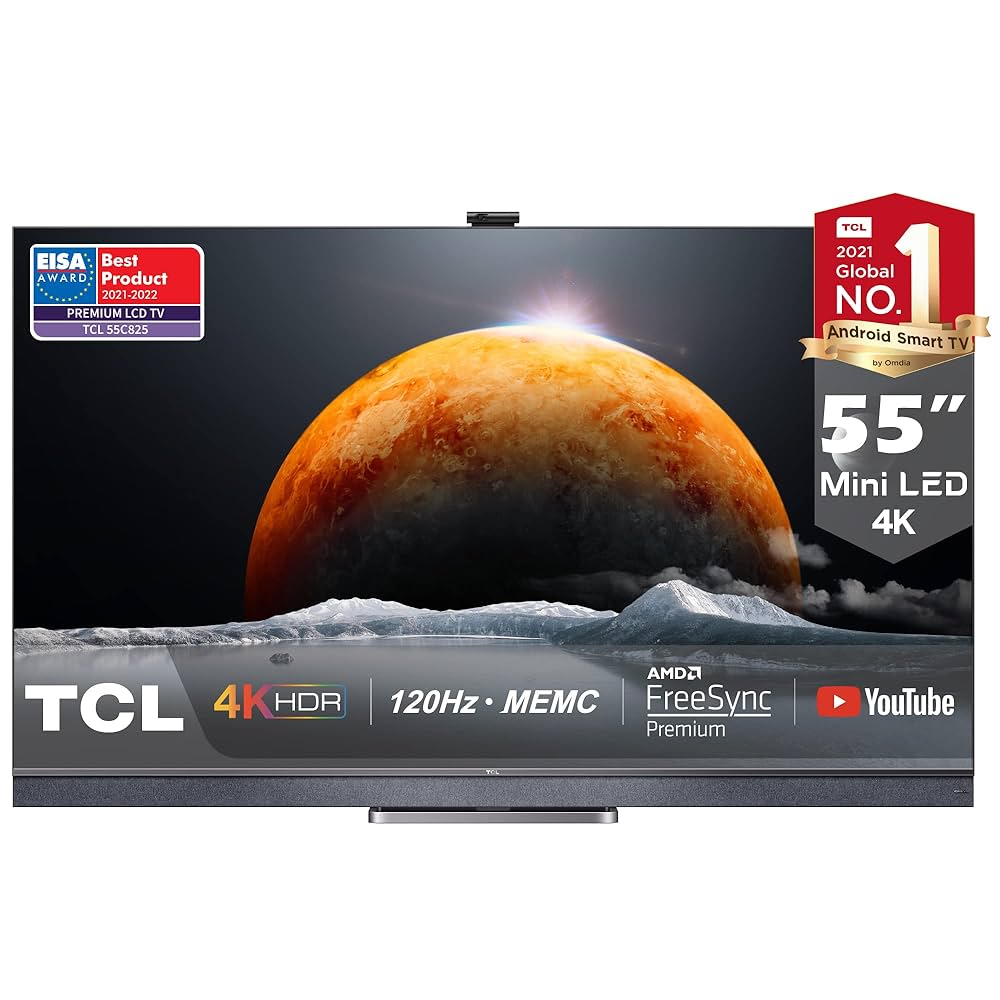 TCL 55 Inch TV 4K Ultra HD Mini LED Smart TV Game Master